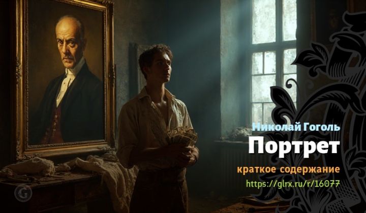 Портрет, Гоголь, краткое содержание Николай Гоголь Читать краткий пересказ повести Николая Гоголя «Портрет».